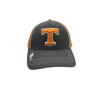 Tennessee Volunteers Youth Hat Russell Snapback Embroidered "T" Logo Gray/Orange